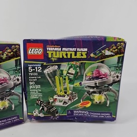 LEGO Teenage Mutant Ninja Turtles: Kraang Lab Escape (79100) Lot of 2