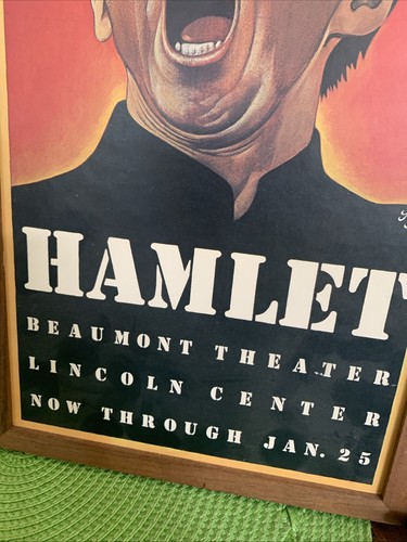 HAMLET MINI BROADWAY THEATER SHOW MINI POSTER DRUCK GERAHMT 81/2 x 16 - Bild 2 von 4