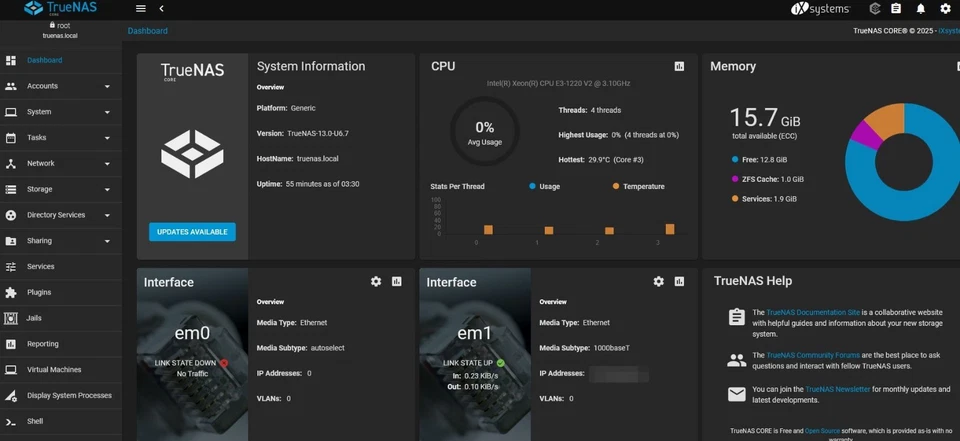 Server NAS Intel S1200BTL Xeon E3-1220V2 16GB TrueNAS ProxMox Win 2025 - Bild 2 von 4
