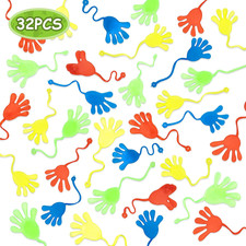 32PCS Sticky Hands Toys, Sticky Fingers, Hand Squishy Toy, Halloween Toys, for B