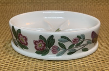 Portmeirion Botanic Garden Oval Soap Dish Croscill Floral Butterfly Dragonfly