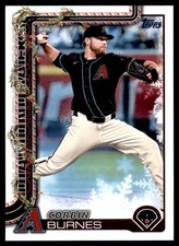 2025 Topps Holiday Corbin Burnes #H185b Cookie Back Variation Arizona