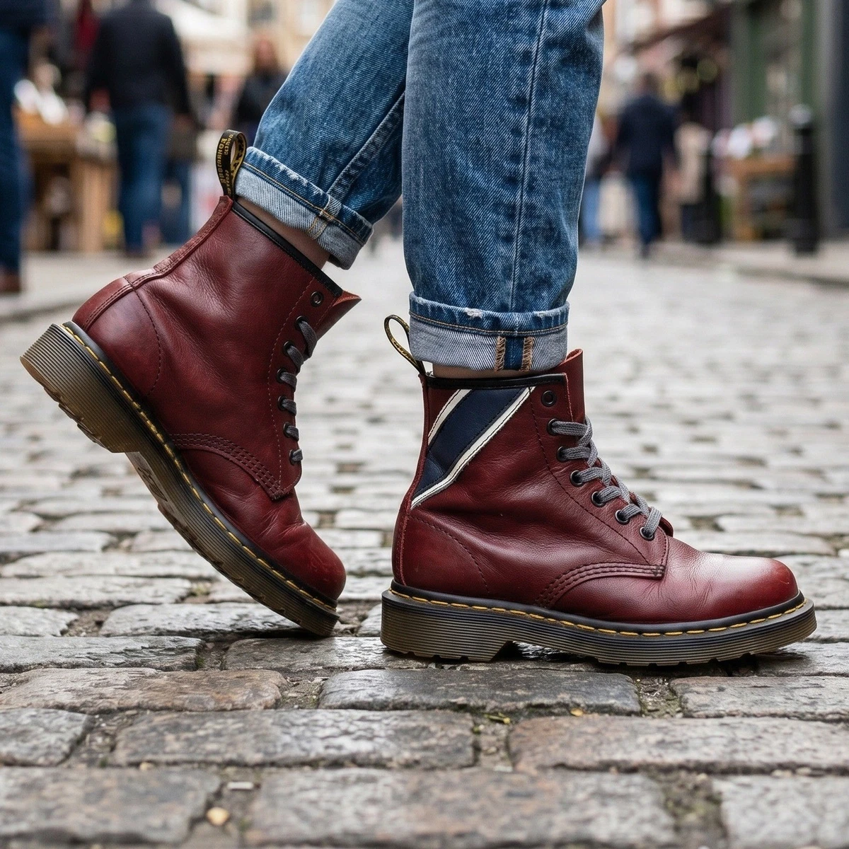 Cherry Red Dr Martens Adrian The Who Adrian Arcadia Dr Martens 