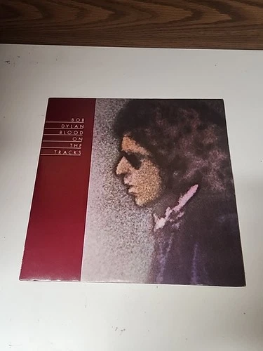Bob Dylan Blood On the Tracks 1974 US 1st Press Black Text Back Cover