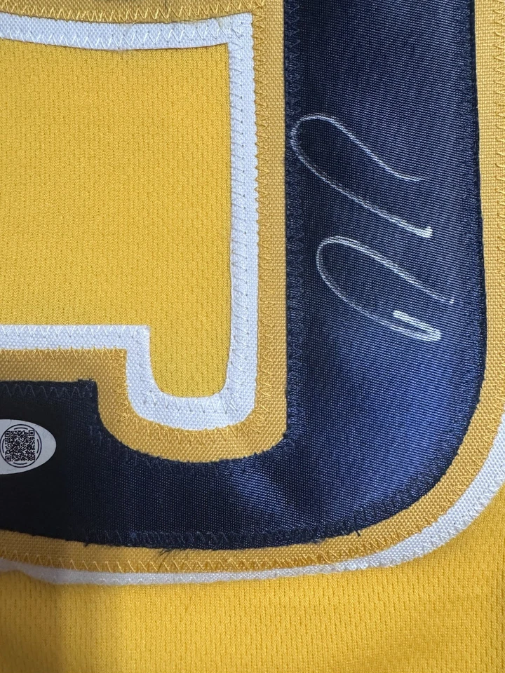 Ryan Johansen auto signed Custom Jersey -JSA Coa Sticker-Nashville Predators - Image 2 of 4