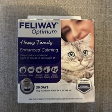 Feliway Optimum, Cat Pheromone Plug-in Diffuser Refill New Exp 11/2026