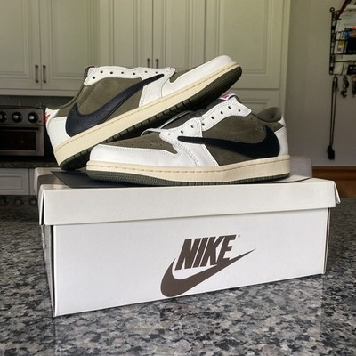 Size 9.5 - Travis Scott x Air Jordan 1 Retro OG SP Low Reverse Olive / Medium...