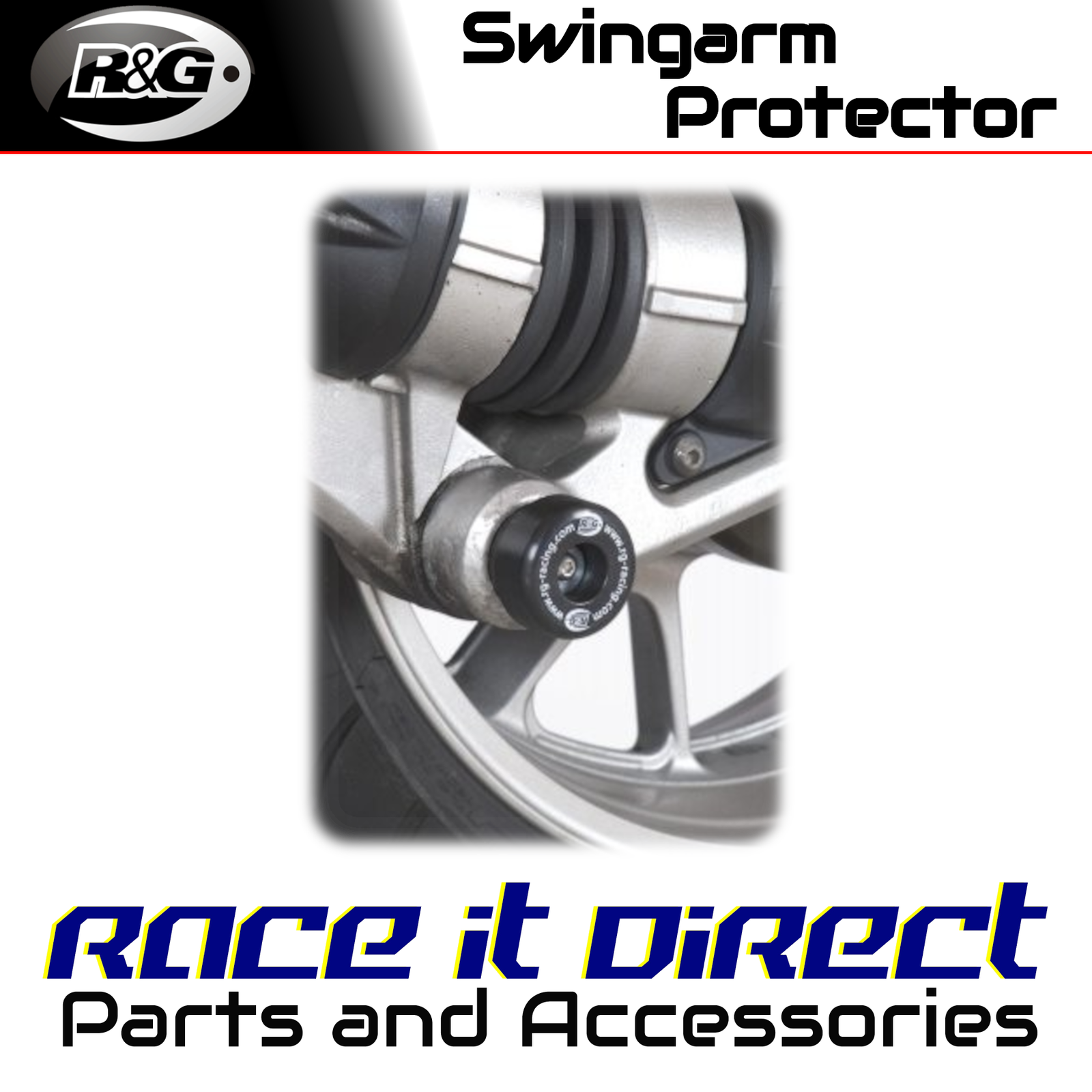 Swingarm Protectors for Kawasaki GTR1400 Concours 2007-2018 LHS R&G