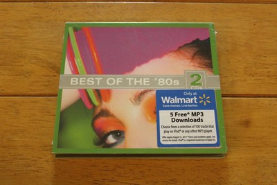 Best Of The 80s CD 2 Disc 2010 Pop Rock Album Walmart Hype Sealed NEW