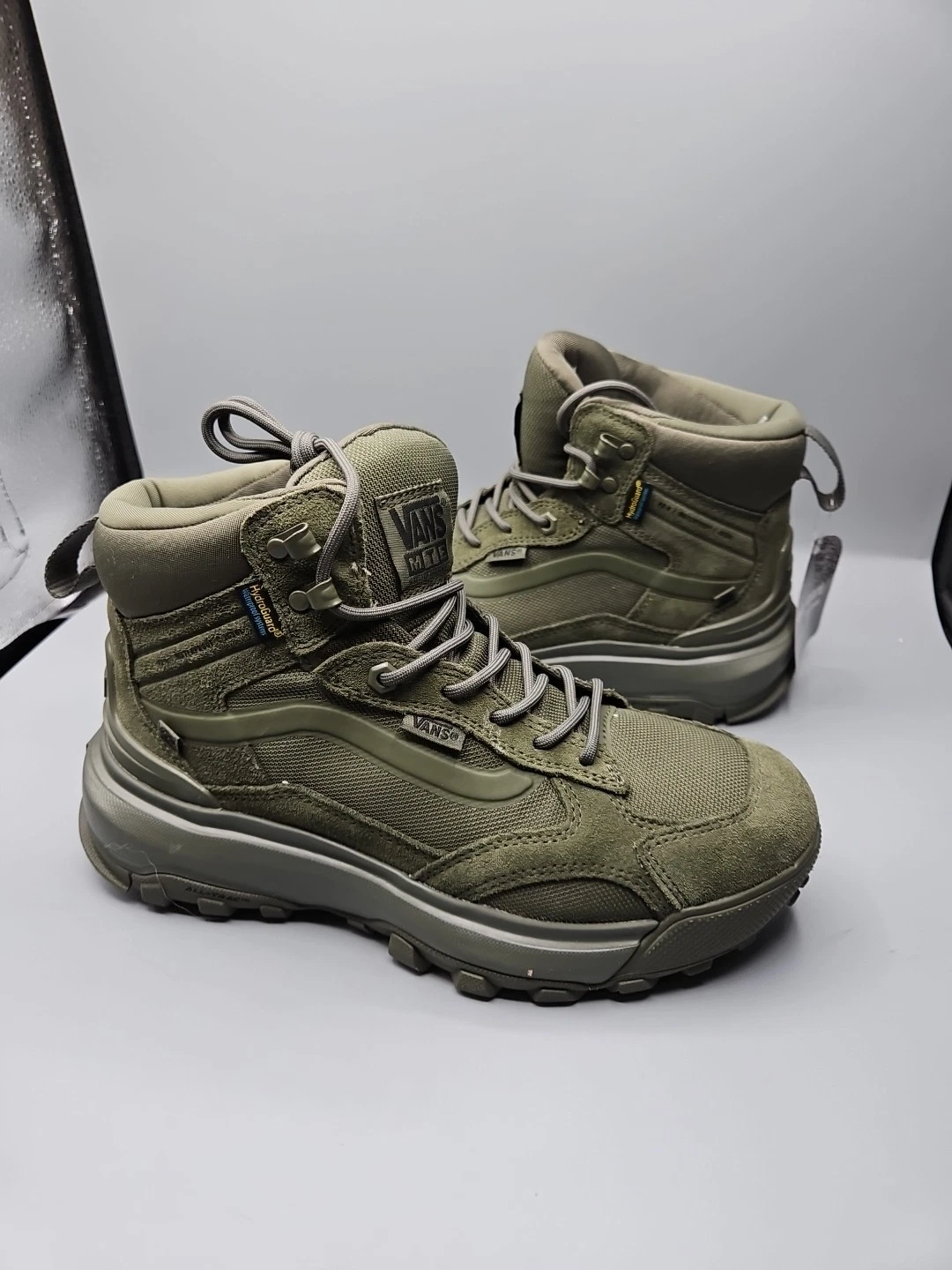 Vans MTE Crestline Waterproof Green Hiking Boots Shoes Men's Size 6.5 NEW