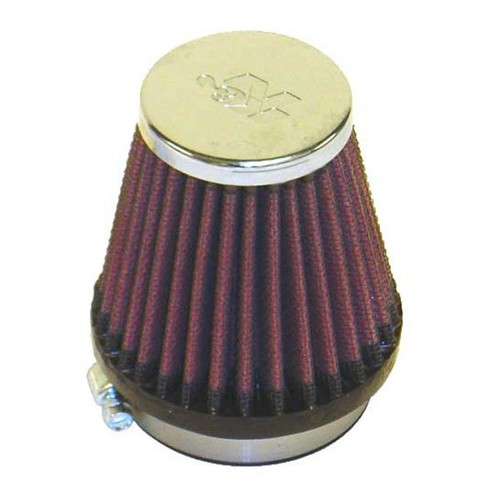 Filtro De Aire Universal K&N RC-9340 - Cromado, Lavable, Para Coche Y Moto