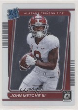 2022 Chronicles Draft Picks Donruss Optic Rated Rookies John Metchie III #31 7l6