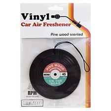 Gift Republic Vinyl Air Freshener Wood Everyday Use Lifestyle Functional