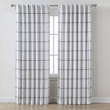 1pc 50"x108" Blackout Window Curtain Panel Gray - Threshold