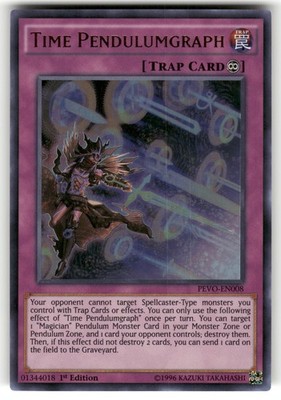 Time Pendulumgraph Ultra Rare Pendulum Evolution PEVO-EN008 NM