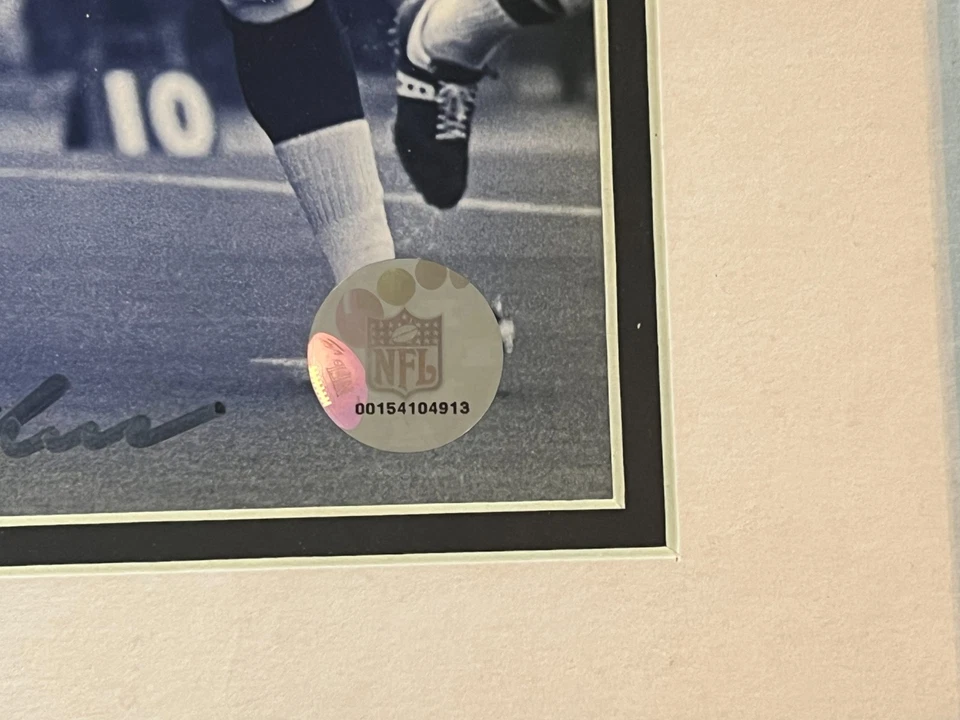 Dick Butkus HOF SIGNED AUTO CHICAGO BEARS FRAMED CUSTOM 13" X 16" COA - Image 4 of 4