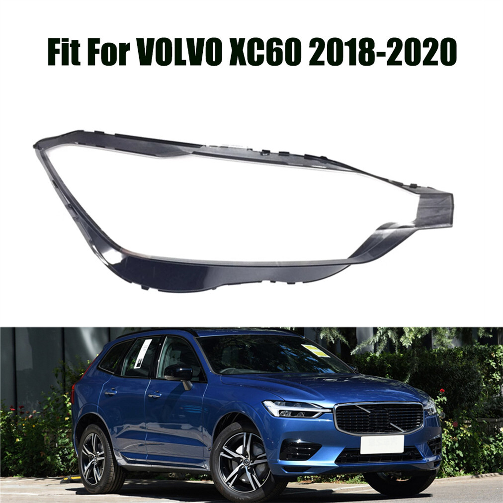 Volvo XC60 2018-2020 Right Headlight Clear Lens Cover Replacement