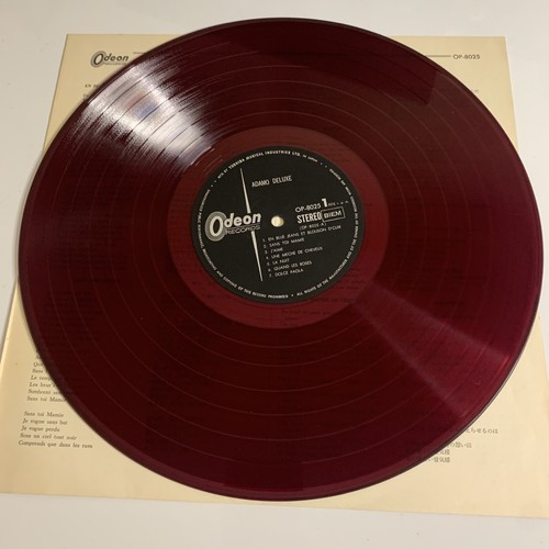 Adamo – Adamo Deluxe LP 1967 Red Vinyl Gatefold OP-8025 - Bild 6 von 8