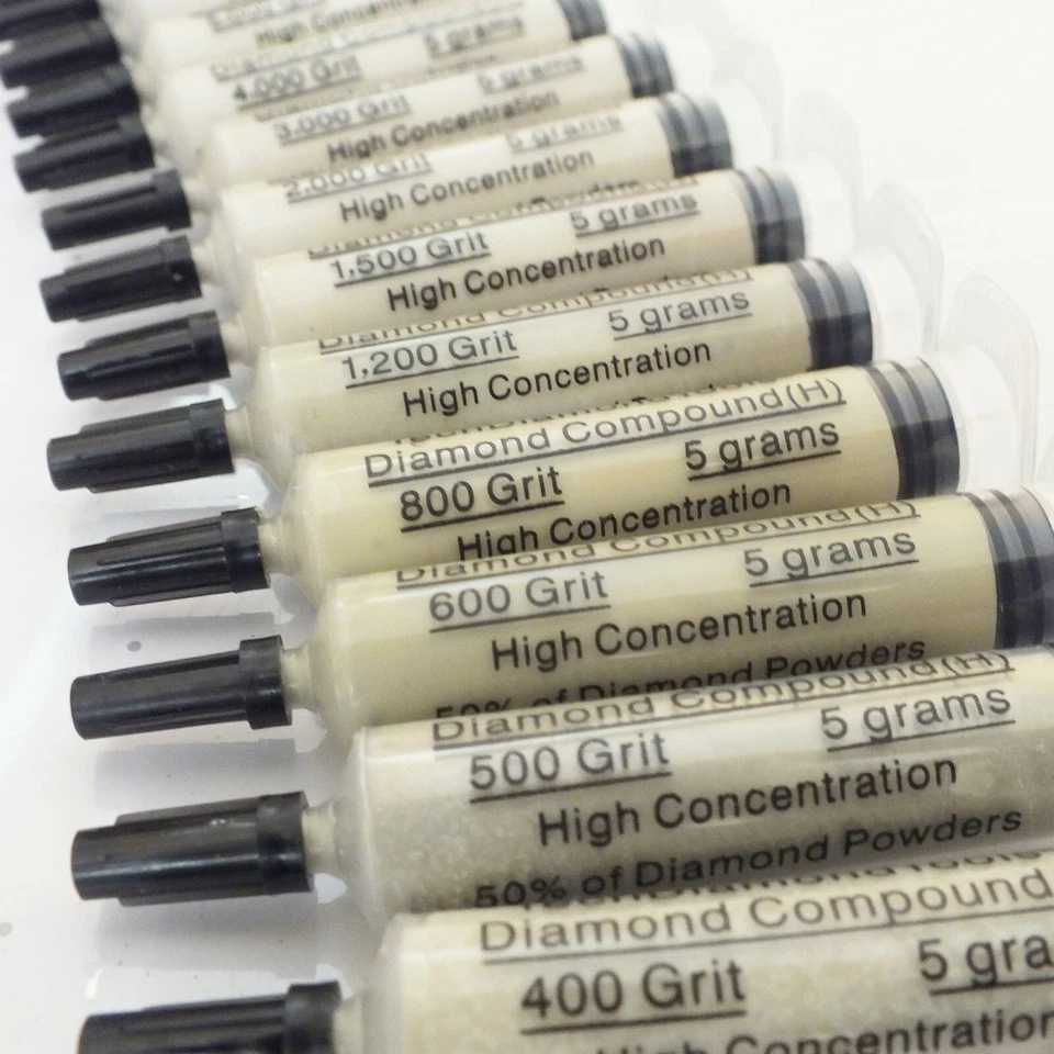 Kit de pasta de diamante de 12 jeringas de 200.000 a 400 granos de alta concentración (50%) Foto 2 de 4