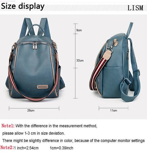 Rucksack Damen Freizeit Reise Wandern Arbeit Backpack Schulrucksack Sport - Bild 3 von 12