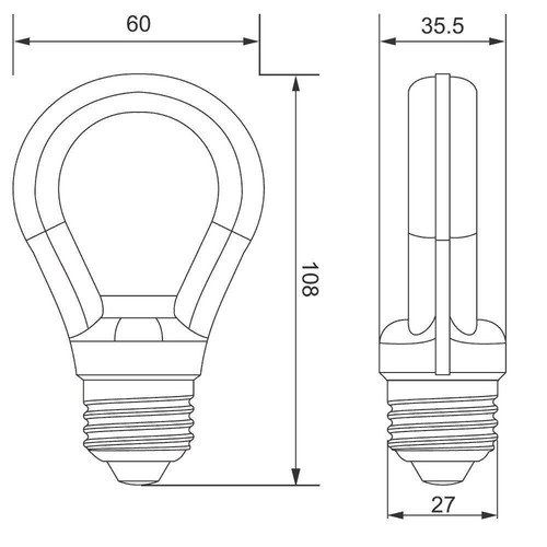 Paquete de 6 bombillas LED regulables Allcam 7W E27/ES 630lm ~60W incandescentes *Nuevas - Imagen 4 de 4