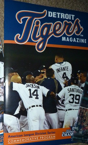 2011 2012 2013 2014 Detroit Tigers ALDS Magazine SGA Playoff Programs Comerica ! - 第 6/12 張圖片
