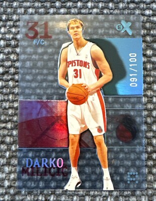 DARKO MILICIC 2003 FLEER E-X EX ESSENTIAL CREDENTIALS NOW ROOKIE /100 RC SSP