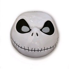 Nightmare Before Christmas Jack Skellington Halloween Mask Plastic Dress Up