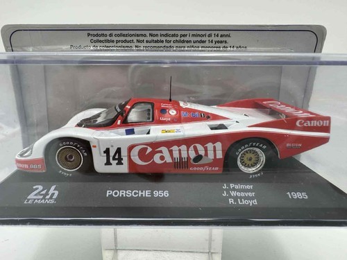 DIE CAST " PORSCHE 956 J. PALMER - 1985 " 24 H LE MANS 1/43 - Imagen 2 de 2