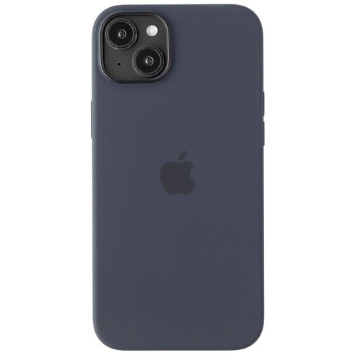 Genuine Apple Silicone Case w/ MagSafe for iPhone 14 Plus - Midnight (MPT33ZM/A) - Photo 2 sur 3