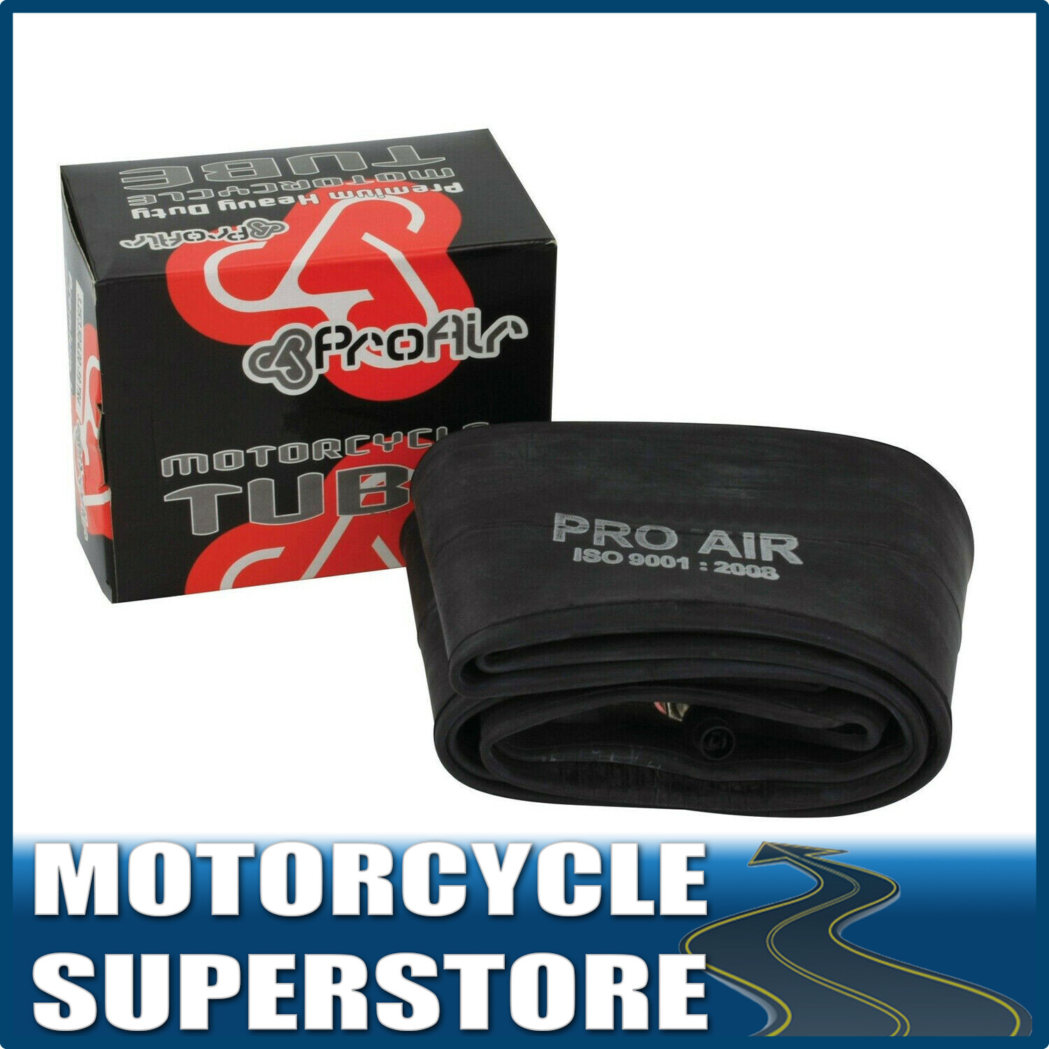 NEW PRO-AIR 325/350/400-19" PREMIUM MOTORCYCLE MOTORBIKE BUTYL INNER TUBE