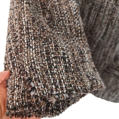 Michael Kors Damen 16W Braun Wollmischung Cropped Tweed Blazer Jacke Neu mit Etikett - Bild 4 von 10