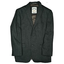 Andrew James Mens Luxury Jacket Winter Coat Blazer Business Wool 114 XXL Grey