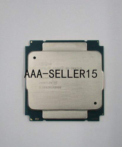 Intel Xeon E5-2697V3 2.6Ghz 14 Core 35MB Cache LGA 2011 CPU P/N: SR1XF Tested - 第 1/4 張圖片