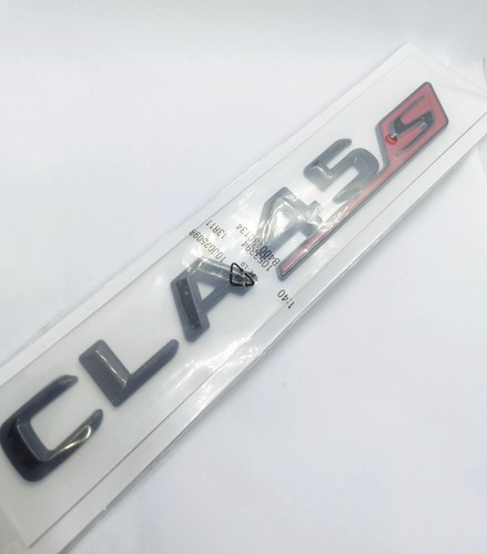CLA 45S logo emblem cla45 glossy black AMG class - Picture 3 of 3