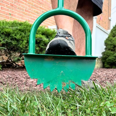 Landzie Root Cutter Edger Lawn Tool 37 Inch Manual Lawn Edger Tool Grass Edge...