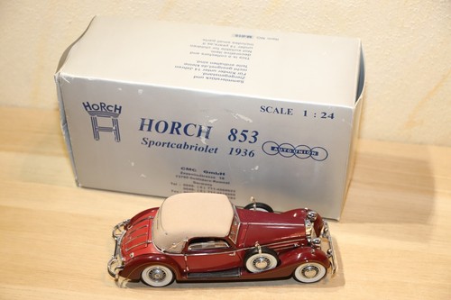 CMC Model Horch 853 Auto Union Sportcabrio 1936 Rot, Modell 1:24 M-015 - Bild 15 von 16