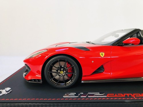 1/18 BBR Ferrari 812 Competizione Aperta Red Corsa 322/silver Stripe Limited 28 - 第 11/24 張圖片