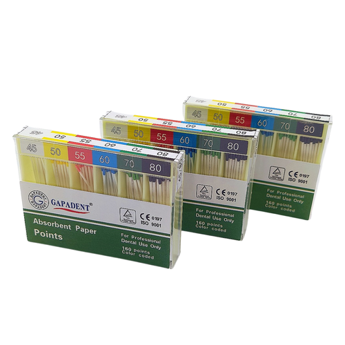 1 Pack Dental Endodontic Root Canal Absorbent Paper Points 15-40# 200 Pcs/Pack - Picture 51 of 57