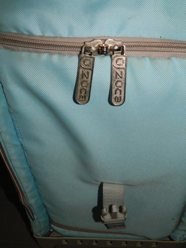 ZUCA Blue/Gray Frame Rolling Travel Skating Case Bag Disc Golf Skate FREE SHIP - Picture 6 of 14
