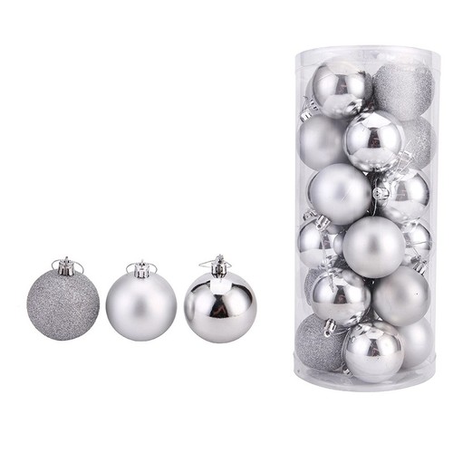 Christmas 24ea Tree Balls Bling Sparkle ORNAMENT WREATH 4cm Decoration Lot Bulk - Picture 8 of 9