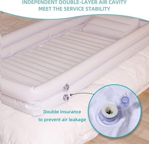 Medical Inflatable Bathtub Kit for Elderly & Disabled: Bathing in Bed Made Easy - Picture 4 of 11