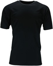 New Mens Breathable T Shirt Wicking Cool Dry Running Gym Top Sports Performance