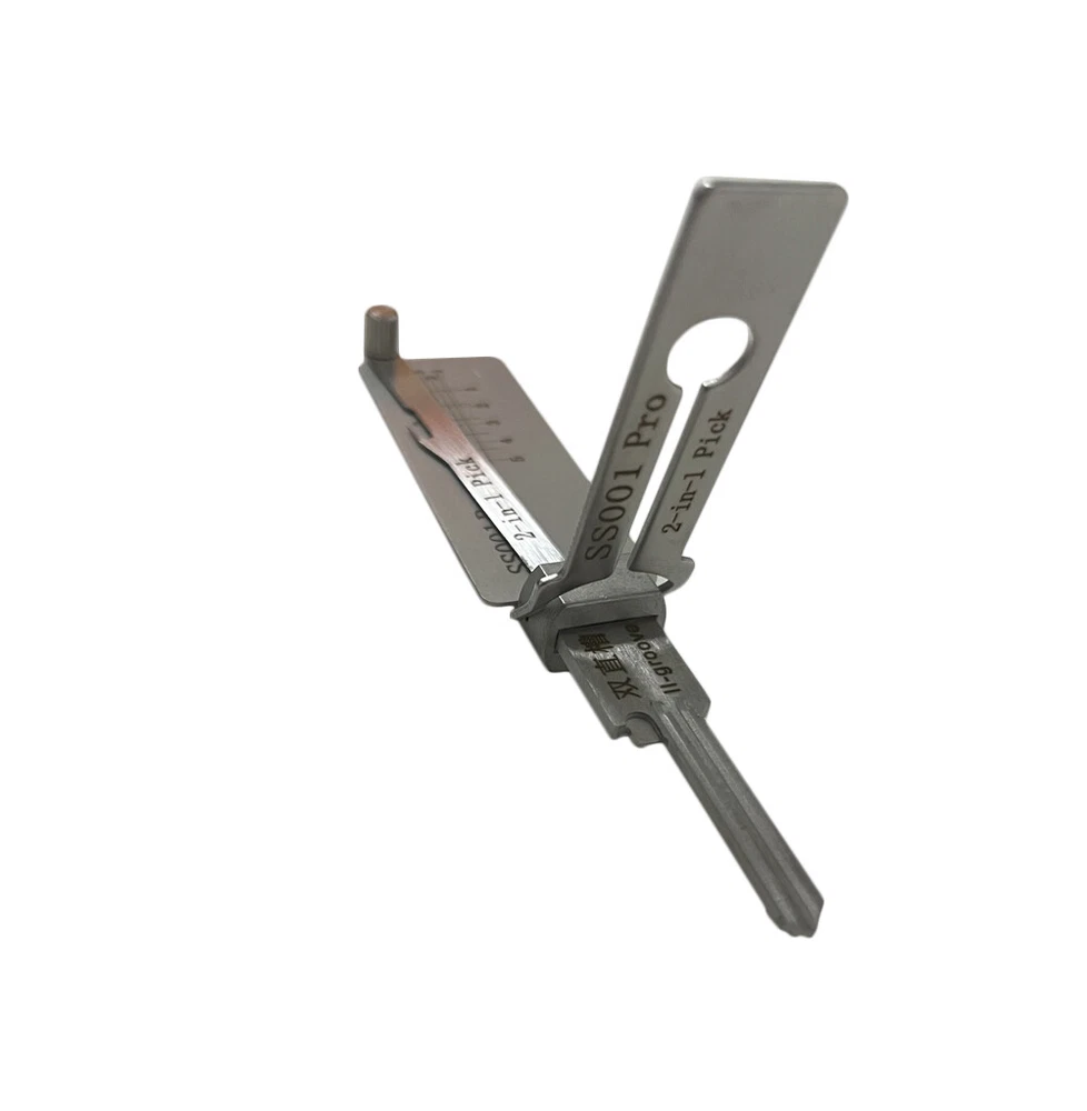 Key decoder and SS001 stainless steel key hook tool Key decoder and SS001 stainless steel key hook tool