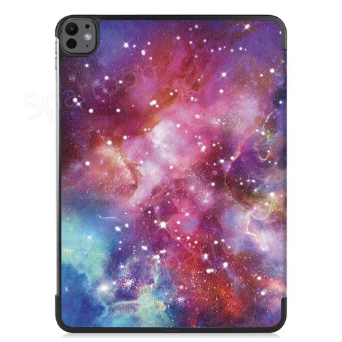 For 2024 iPad Air 11" 13" iPad Pro 11" 13" Slim Leather Stand Smart Case Cover - Picture 67 of 83
