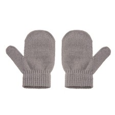 Delightful Winter Baby Hat  Mittens Playful Solid Color Winter Ear Flap Beanie