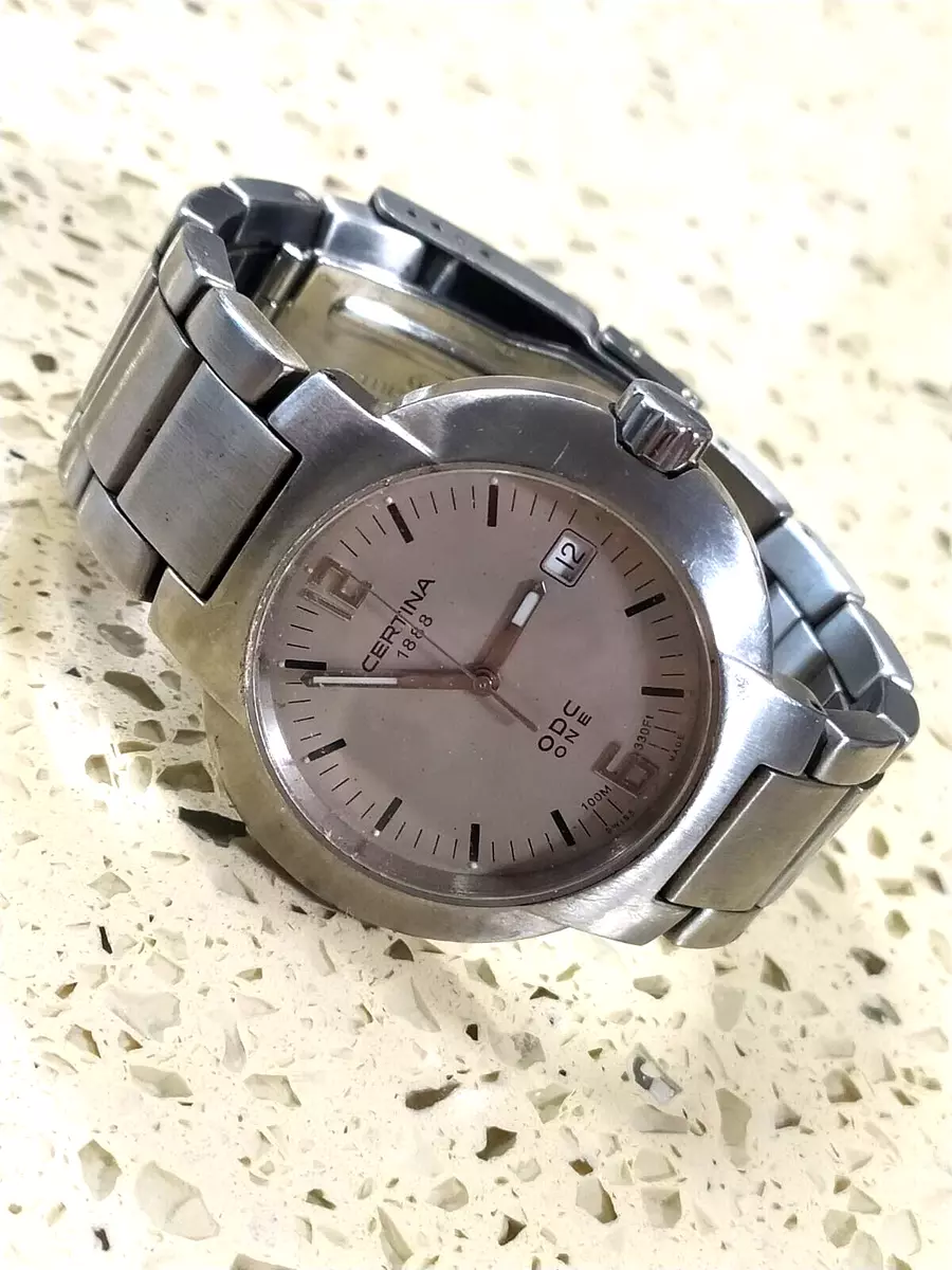 CERTINA 1888 ODC ONE 100M Eta 955 114 Not Working for parts or