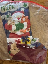 Personalized Vintage Finished Handmade Christmas Stockings Check Description!!