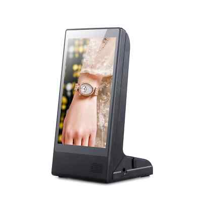 Desktop LCD Order Table Stand Digital Signage Touch Screen Advertising Player