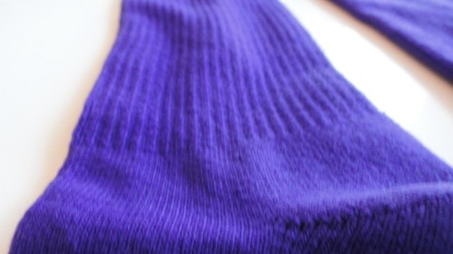 2 PAIR NIKE EVERYDAY PLUS Performance Cushion Crew Socks PURPLE YOUTH SIZE 3Y-5Y - Picture 7 of 9